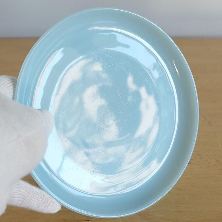 ファイヤーキング　ターコイズブルー　ランチプレート Fire-King ランチプレート ターコイズブルー – Fire-King Japan