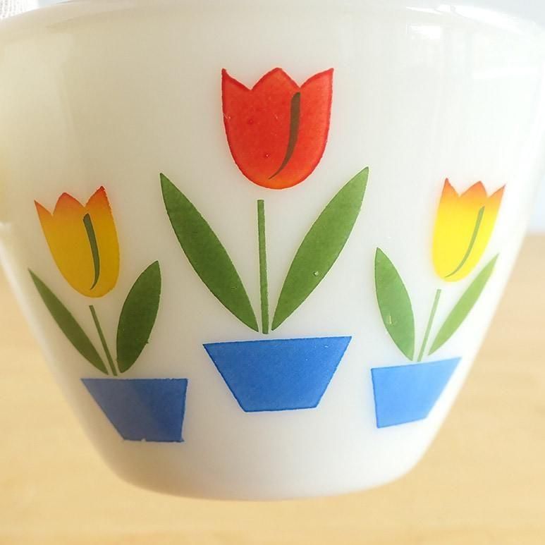 ファイヤーキング　アイボリーチューリップ ミキシングボウル Mサイズ2個セット ファイヤーキング アイボリーチューリップ ミキシングボウル M