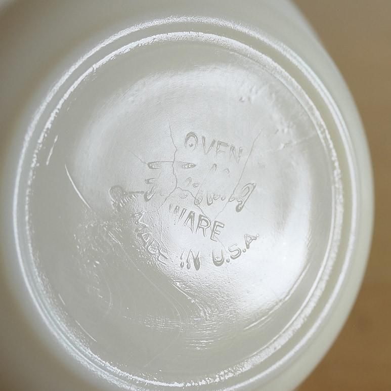 ☆4】ファイヤーキング アイボリー スワール デザートボウル a