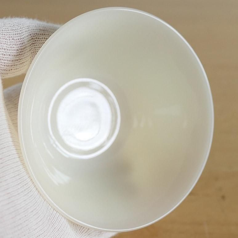 ☆4】ファイヤーキング アイボリー カスタードカップ 6oz 初期 d