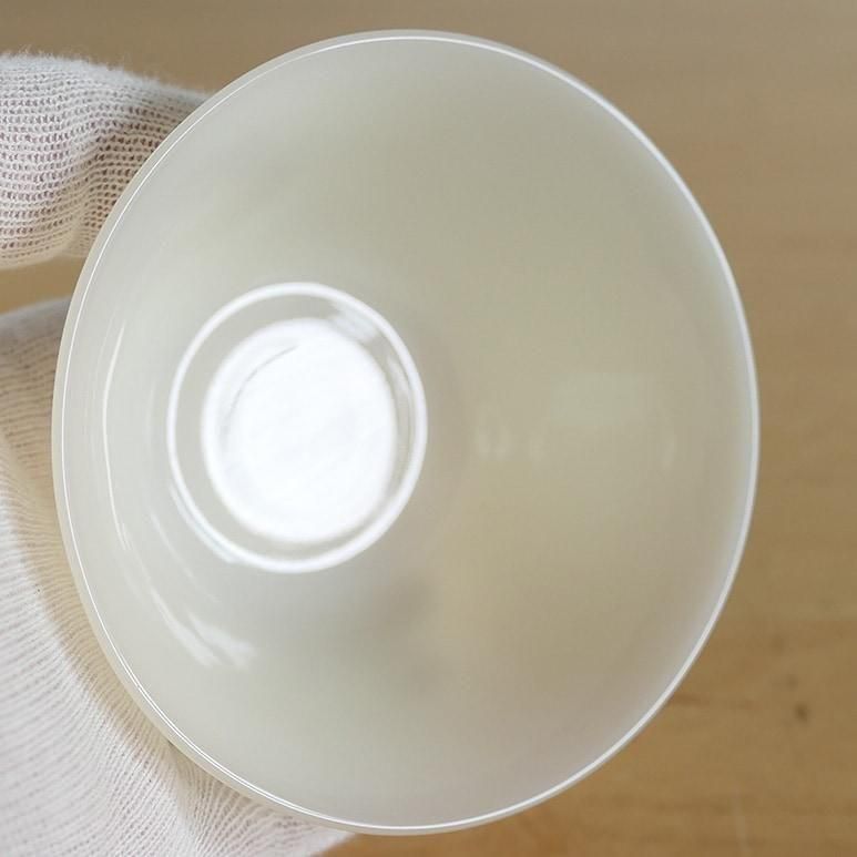 ☆4】ファイヤーキング アイボリー カスタードカップ 6oz 初期 f