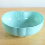 【★4】ヘーゼルアトラス アップルボウル 10インチ 水色
