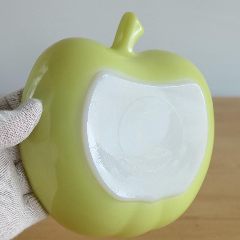 ☆4】ヘーゼルアトラス アップルボウル 6インチ 黄色 b