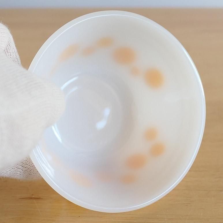 【専用ページ】3点セットファイヤーキング ポルカドット　ミキシングボウル Fire King○チューリップミキシングボウル3点セット○220514s3