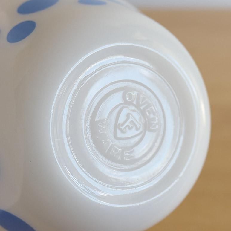 ☆4】フェデラル ミキシングボウル Sサイズ ポルカドット 青