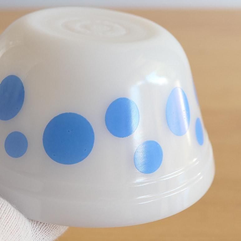 ☆4】フェデラル ミキシングボウル Sサイズ ポルカドット 青