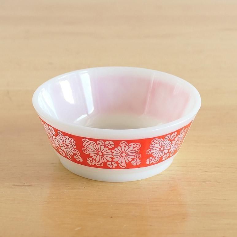 ☆4】ファイヤーキング スープ シリアルボウル マーガレット 赤