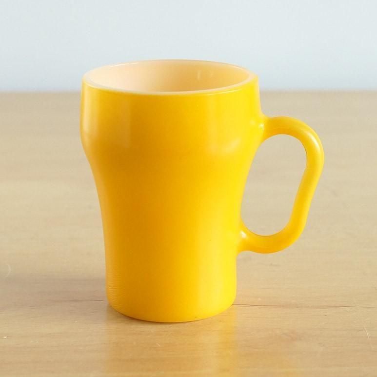 ☆4】ファイヤーキング ソーダマグ 山吹 - ヴィンテージ輸入食器店 3DROPS