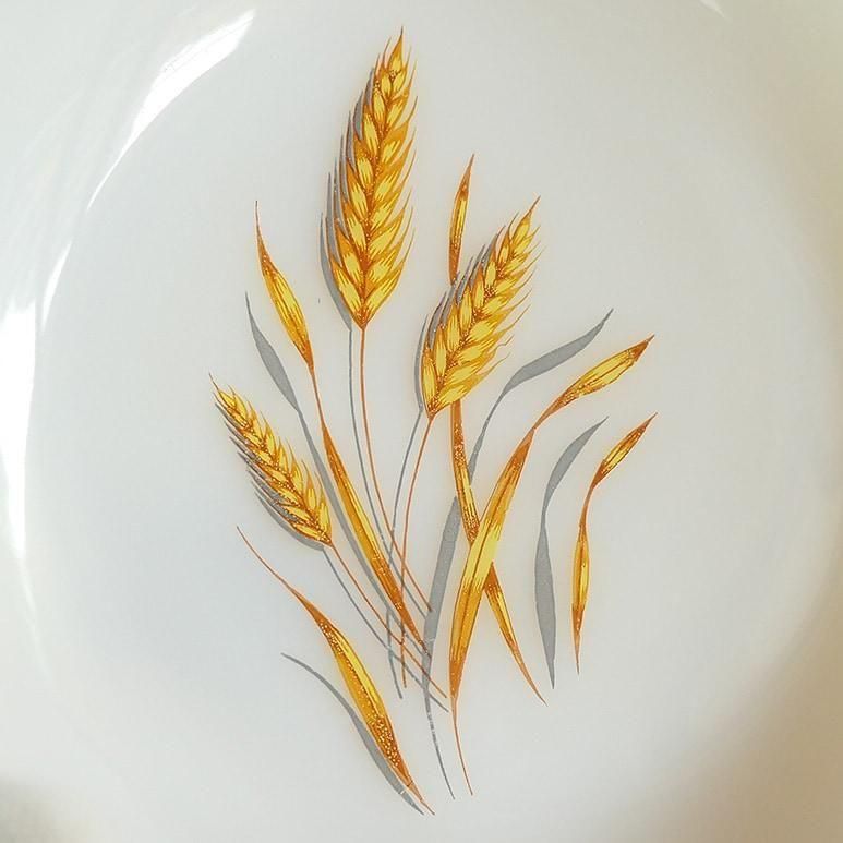 ☆4】ファイヤーキング ウィート スーププレート - ヴィンテージ輸入