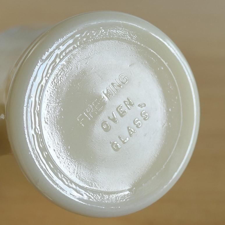 ☆4】ファイヤーキング Dハンドルマグ アイボリー シェービング 最初期