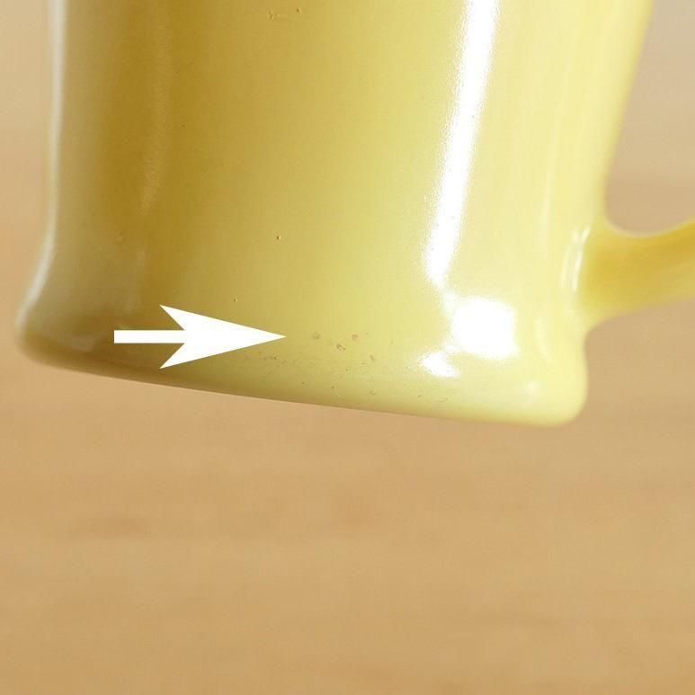 ☆4】ファイヤーキング Dハンドルマグ 黄 - ヴィンテージ輸入食器店 3DROPS