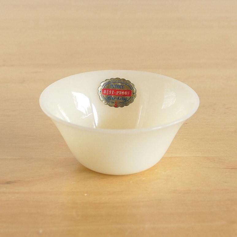 ☆5】ファイヤーキング ダークアイボリー カスタードカップ 6oz 最初期