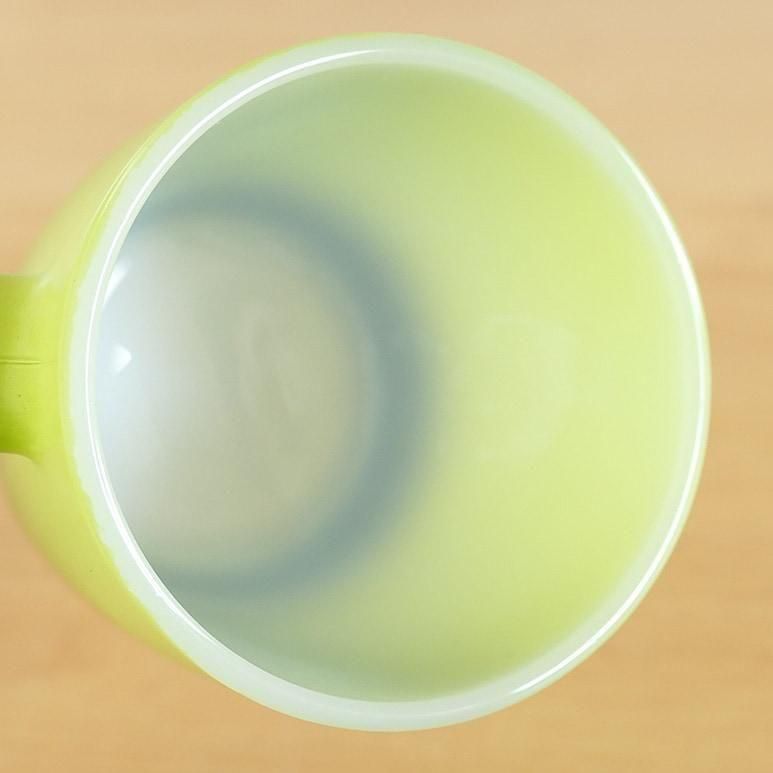 ☆4】ファイヤーキング リブボトムマグ 黄緑／黒 a - ヴィンテージ輸入