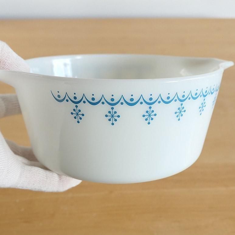 ☆4】オールドパイレックス キャセロール スノーフレーク 1-1/2