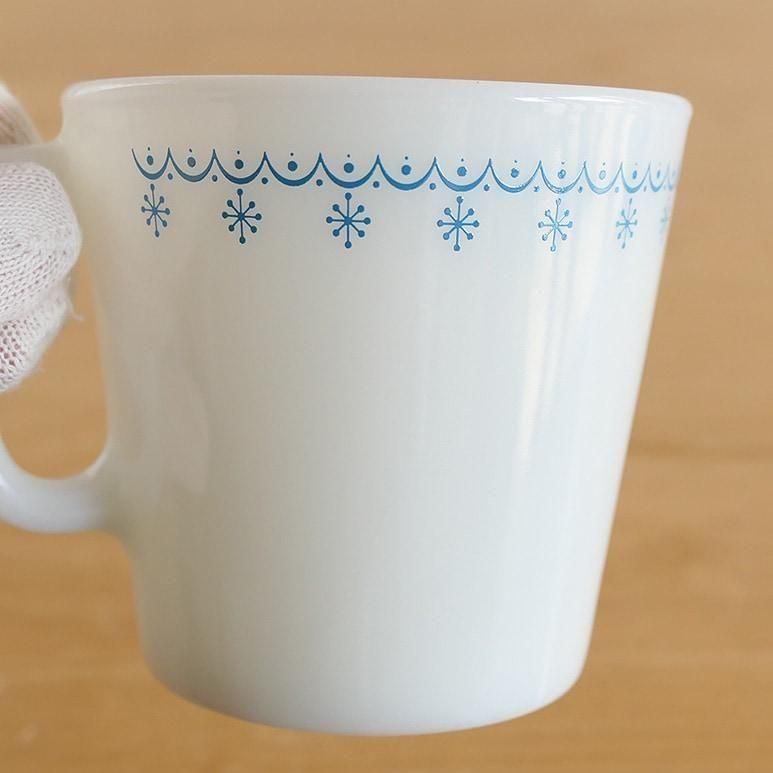 ☆4】オールドパイレックス マグ スノーフレーク b - ヴィンテージ輸入