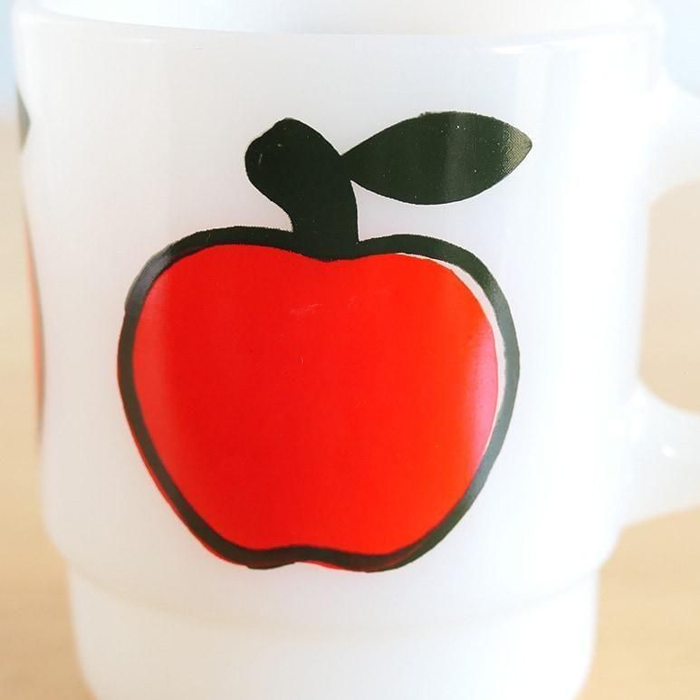 ヴィンテージ　ファイヤーキング　ジョニーアップル ファイヤーキング fire-king ジョニーアップルシード : Tom-nuy - 通販