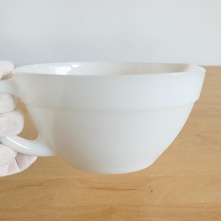 ☆4】ファイヤーキング ホワイト バターボウル b - ヴィンテージ輸入