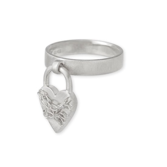 chigo online shop｜new season｜Ring｜Chained Heart Padlock Ring