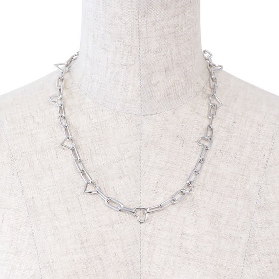 Open Heart Chain Necklace | NEW SEASON | chigo online shop
