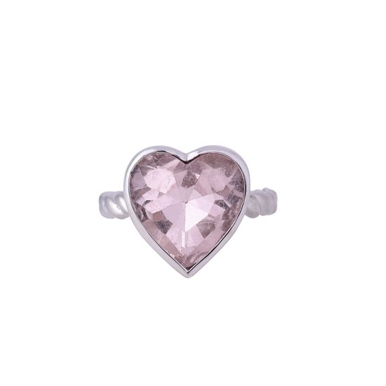 Chigo Heart Diamond Ring 11号　ダイヤ６石Silve