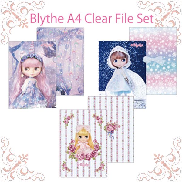 Blythe ブライス　A5ダブルポケットファイル2枚セット ◆薔薇雑貨、天使雑貨、ヴィクトリアン雑貨と手芸用品のお店