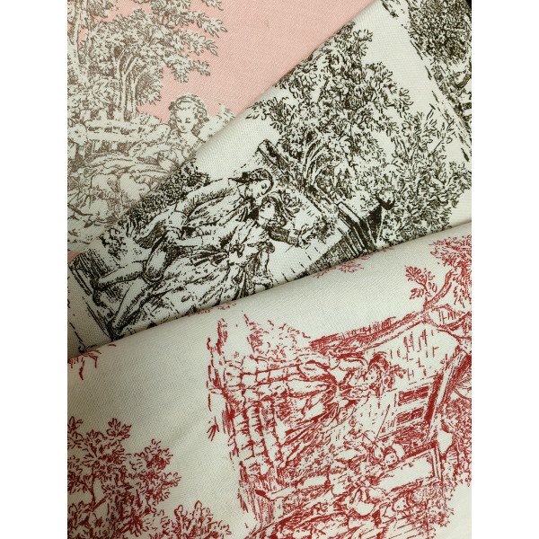 布 Toile de Jouy トワルドジュイ- ランドスケープ 50cm