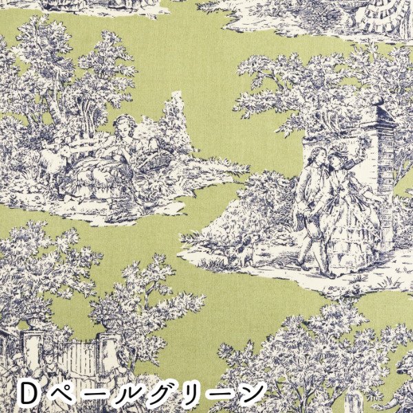 布 Toile de Jouy トワルドジュイ- ランドスケープ 50cm