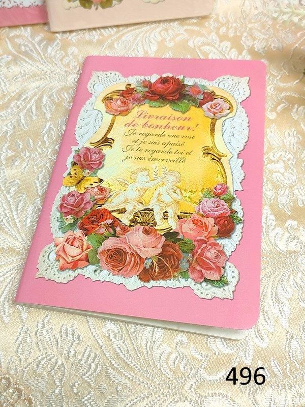 アンティークシリーズ | ボタニカルローズ | A6ノート - ◇Little Anne