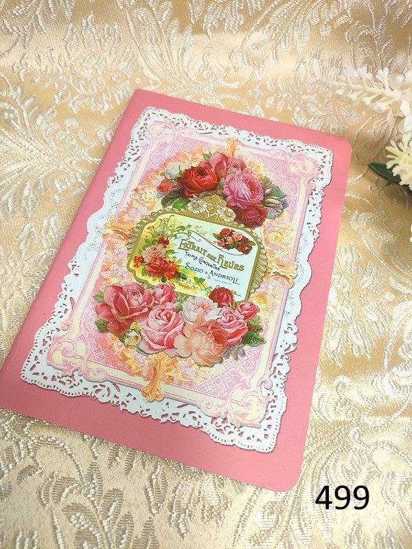 アンティークシリーズ | ボタニカルローズ | A6ノート - ◇Little Anne