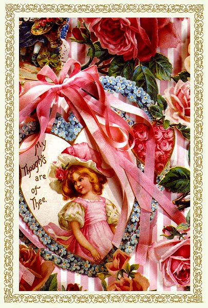 ヴィクトリアンレディーポストカード Little Anne リトルアン 薔薇雑貨 天使雑貨 ヴィクトリアン雑貨と手芸用品のお店