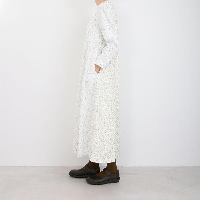 ヤエカリバティワンピース YAECA WRITE リバティプリントワンピース(demi/magdalena posy