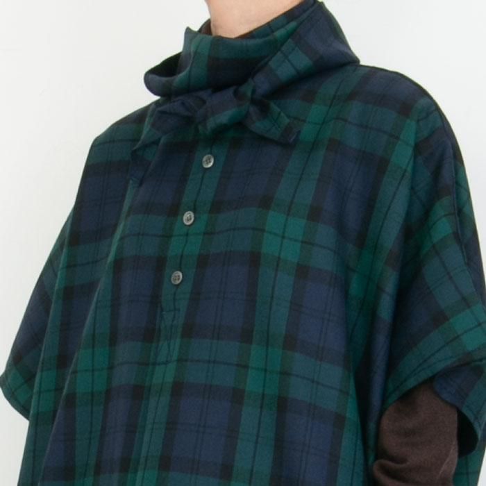 美品 homspun ウールタータンワンピース&スカーフ ゆったり 日本製 IMG_0043.jpg