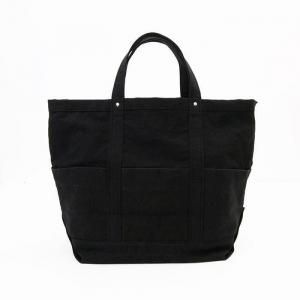 YAECA - ヤエカ サイドポケット ノーカラーブラウス M ワイドシルエット YAECA CONTEMPO (ヤエカ コンテンポ) パジャマシャツ ノーカラー