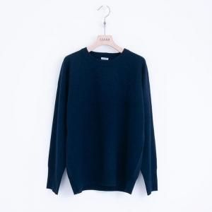 <img class='new_mark_img1' src='https://img.shop-pro.jp/img/new/icons47.gif' style='border:none;display:inline;margin:0px;padding:0px;width:auto;' />homspun ホームスパン ラム12G クルーネックプルオーバー(ネイビー) 新商品