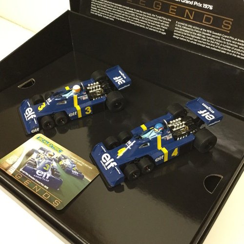 ティレルP34 2台セット Scalextric Tyrrell P34 Swedish GP 1976 1/32