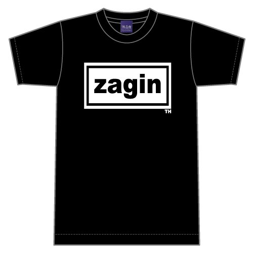 博品館オリジナル 「ZAGIN」 6.2ozヘビーウェイトTシャツ Lサイズ 黒