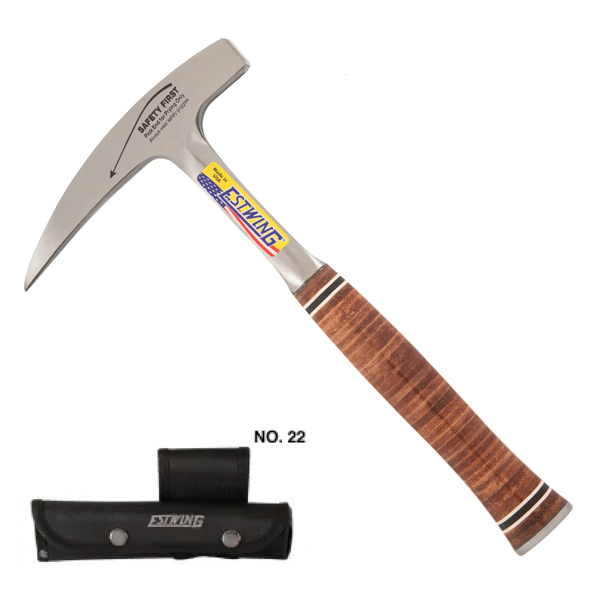 Estwing E30 ロックピックハンマー ・ ハンマー用ケース セット - OSK