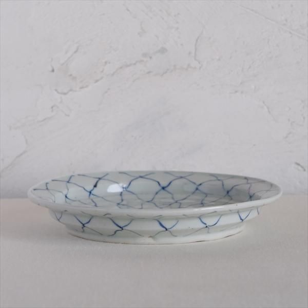 染付6寸皿網目図 - 宙 SORA