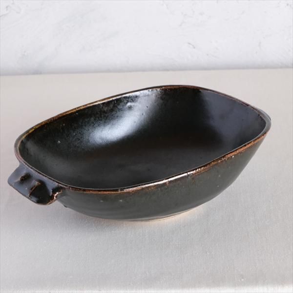 吉井 史郎 yoshii shiro – 宙 SORA 吉井史郎氏 玄釉長大皿 吉井史郎氏