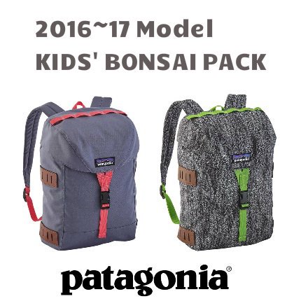 2016～17 FALL/WINTER MODEL PATAGONIA KIDS' BONSAI PACK 14L 全2色