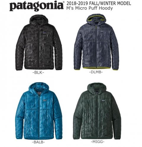 Patagonia M S Micro Puff Hoody パタゴニア メンズ マイクロ パフ フーディー 18 19 Fall Winter Newmodel 日本正規品