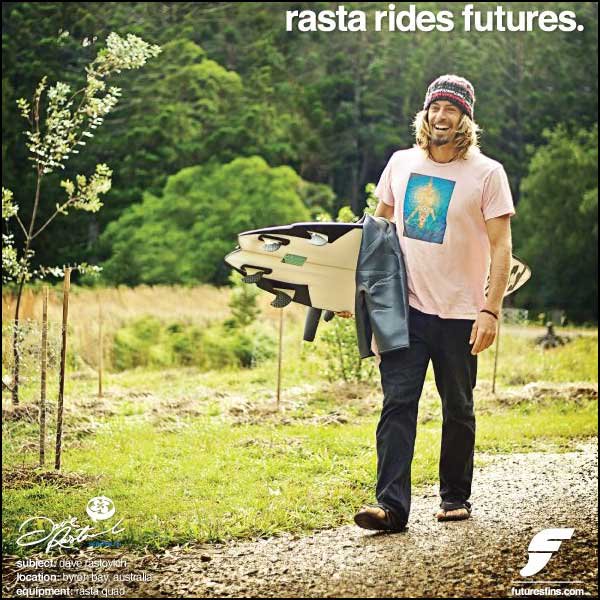 RASTA,QUAD,RASTA FIN,デイブ ラスタビッチ,フィン,FUTURE,フューチャー,DAVE RASTOVICH SIGNATURE  QUAD - cliff side