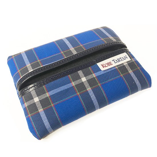 KOBE TARTAN ティッシュカバー - 神戸元町の革財布・革小物・革製品通販 STUDIO KIICHI（スタジオ キイチ）