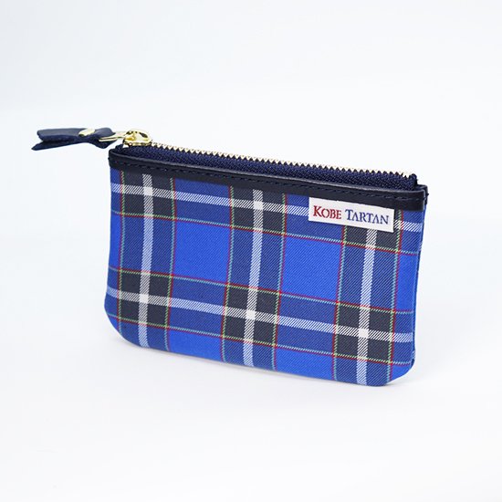 KOBE TARTAN フラットポーチ(S) - 神戸元町の革財布・革小物・革製品通販 STUDIO KIICHI（スタジオ キイチ）