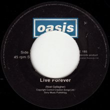 OASIS / LIVE FOREVER(7インチ) - SLAP LOVER RECORD オールジャンル