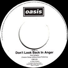 OASIS オアシス/Don't Look Back In Anger 7インチ - 洋楽