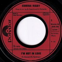 EDWINA RIGBY / I'M NOT IN LOVE(7)