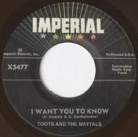 BEN HARPER & THE SKATALITES / TOOTS & THE MAYTALS / BE MY GUEST / I WANT YOU TO KNOW (7)