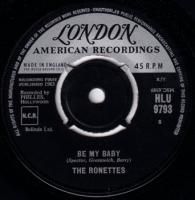 RONETTES / BE MY BABY / TEDESCO AND PITMAN(7)