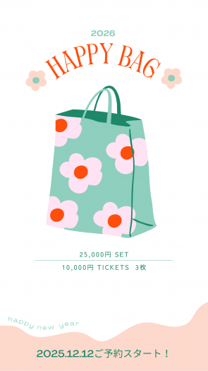 [12/22�ޤǤ�ͽ��] HAPPY BAG��3����ʬ�����åȡ˥����ݥ��Բ�